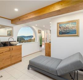 5 bedroom beachfront villa with pool on Ciova Island, Trogir, sleeps 12
